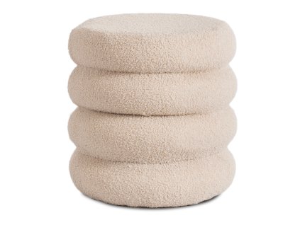 Beispiel des beigen Poufs Rossa