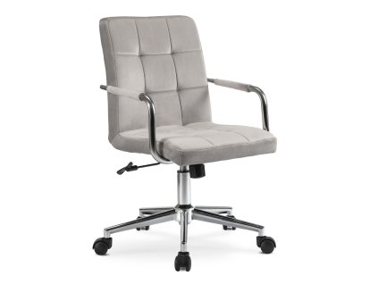 Beispiel des drehbaren Bürostuhls Astro in grauer Farbe