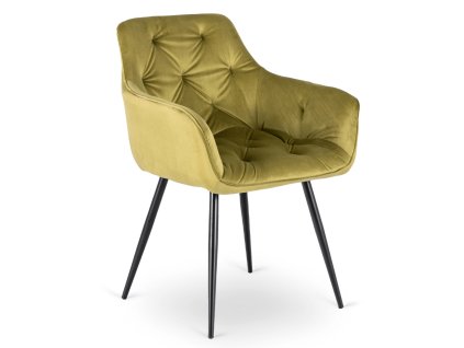 Beispiel des Esszimmerstuhls Modesto in Olivgrün