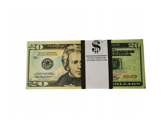 20dolarow USA banknot do zabawy i nauki plik100szt GRATIS