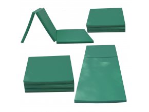 43359 gymnasticka zinenka 195x85x15 cm tmavo zelena t25
