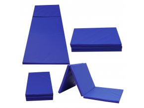 43371 gymnasticka zinenka 195x85x15 cm tmavo modra t25