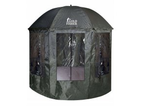 Parasol wedkarski namiot z oslona JUKON ciemno zielony