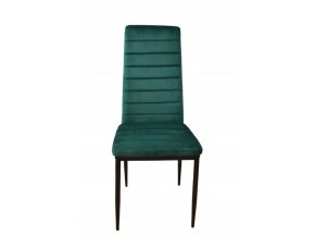 Krzeslo tapicerowane salon jadalnia Velvet ZIELONE Liczba krzesel w zestawie 1