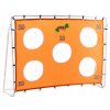 FUßBALLTOR "CHAMPION" MIT NETZ UND TORWAND MIT 4 LÖCHERN - 213X152X75CM