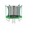 39936 3 trampolina 312cm schodiky ochranna siet vnutorna zelena