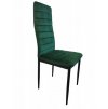 Krzeslo tapicerowane salon jadalnia Velvet ZIELONE Szerokosc siedziska 40 cm (1)