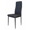Krzeslo tapicerowane salon jadalnia material czern Liczba krzesel w zestawie 1