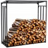 Metallständer mit Dach für Brennholz 185 x 70 x 185 cm50958 kovovy stojan so strieskou na palivove drevo 185 cm x 70 cm x 185 cm gwi6332