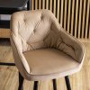 krzeslo barowe tapicerowane hoker salem bezowe welurowe nowoczesne loft (11)