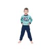 Jungenpyjama Fußball blau