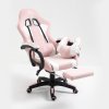 Gaming Stuhl rosa Student  + kostenloses Massagekissen