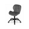 Bürostuhl dunkelgrauer Velours Noto