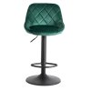 Barhocker grün Samt Eda