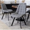 Esszimmerstuhl Rick Stoff grau