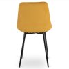 Essstuhl Senf Velours Chris