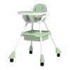 Zelená detská jedálenská stolička