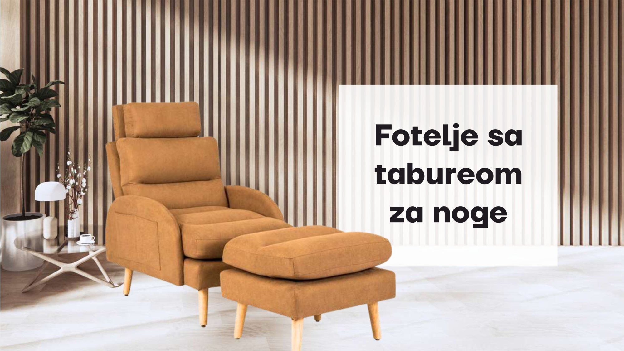 Prostor za opuštanje u vašem domu s udobnim naslonjačima!