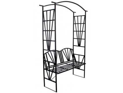 vrtna pergola s klupom