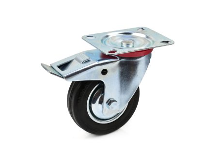 Otočné transportné koleso s brzdou 100mm