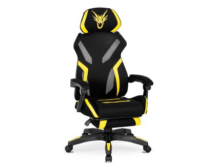 Gaming stolica crno žuta Maximo