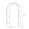 Vrtna pergola dimenzija 135 x 54 x 215 cm