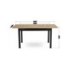 Sklopivi stol Skubi 120-160 cm hrast Riviera dimenzije
