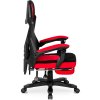 Crno crna gaming stolica sa strane