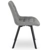 Blagovaonska stolica siva tkanina Rick