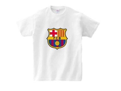 Gyermek póló FC Barcelona fehér