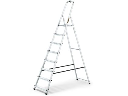 Háztartási alumínium létra 8 lépcsőfok