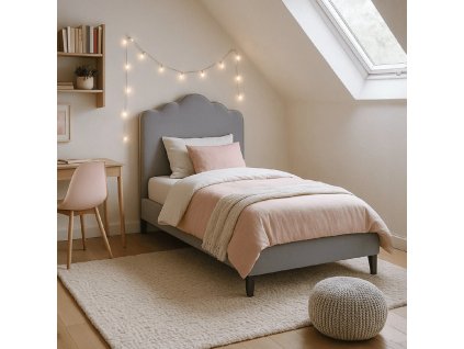 Crater ágy bemutatója velúr anyagban