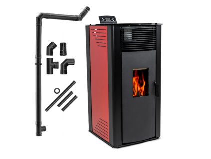 Pelletkályha 15 kW Garen Red