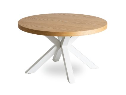 Lincoln konferenciális asztal fehér arany tölgy dekorral