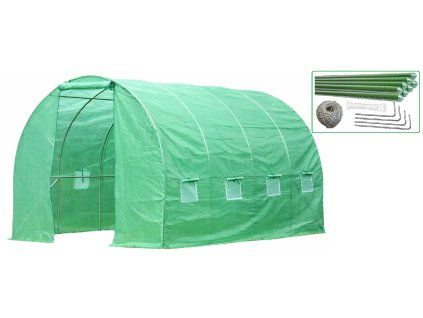 Kerti fóliasátor 2,5 × 5 m UV szűrővel premium pro