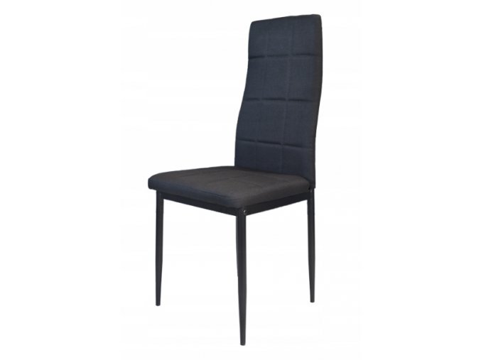 Krzeslo tapicerowane salon jadalnia material czern Liczba krzesel w zestawie 1