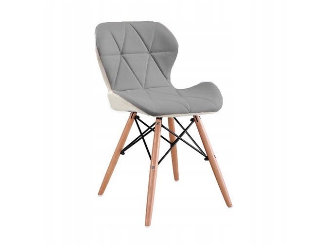 Krzeslo Skandynawskie DSW Pikowane Salon Jadalnia Wysokosc mebla 76 cm