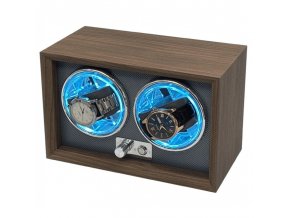 rotomat szkatulka etui automatyczne na 2 zegarki drewno pd146