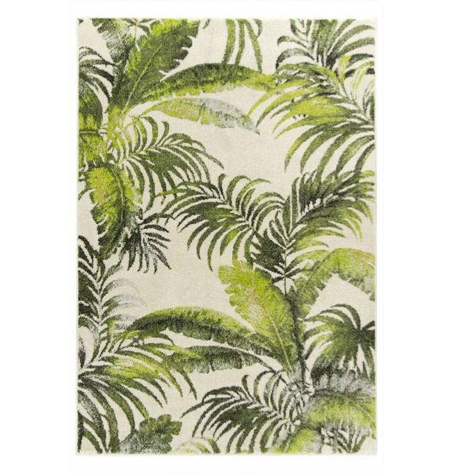 shopJK SZŐNYEG GREEN GARDEN KRÉM-SÖTÉT ZÖLD E713A-BLM35 Rozmery: 160 x 220