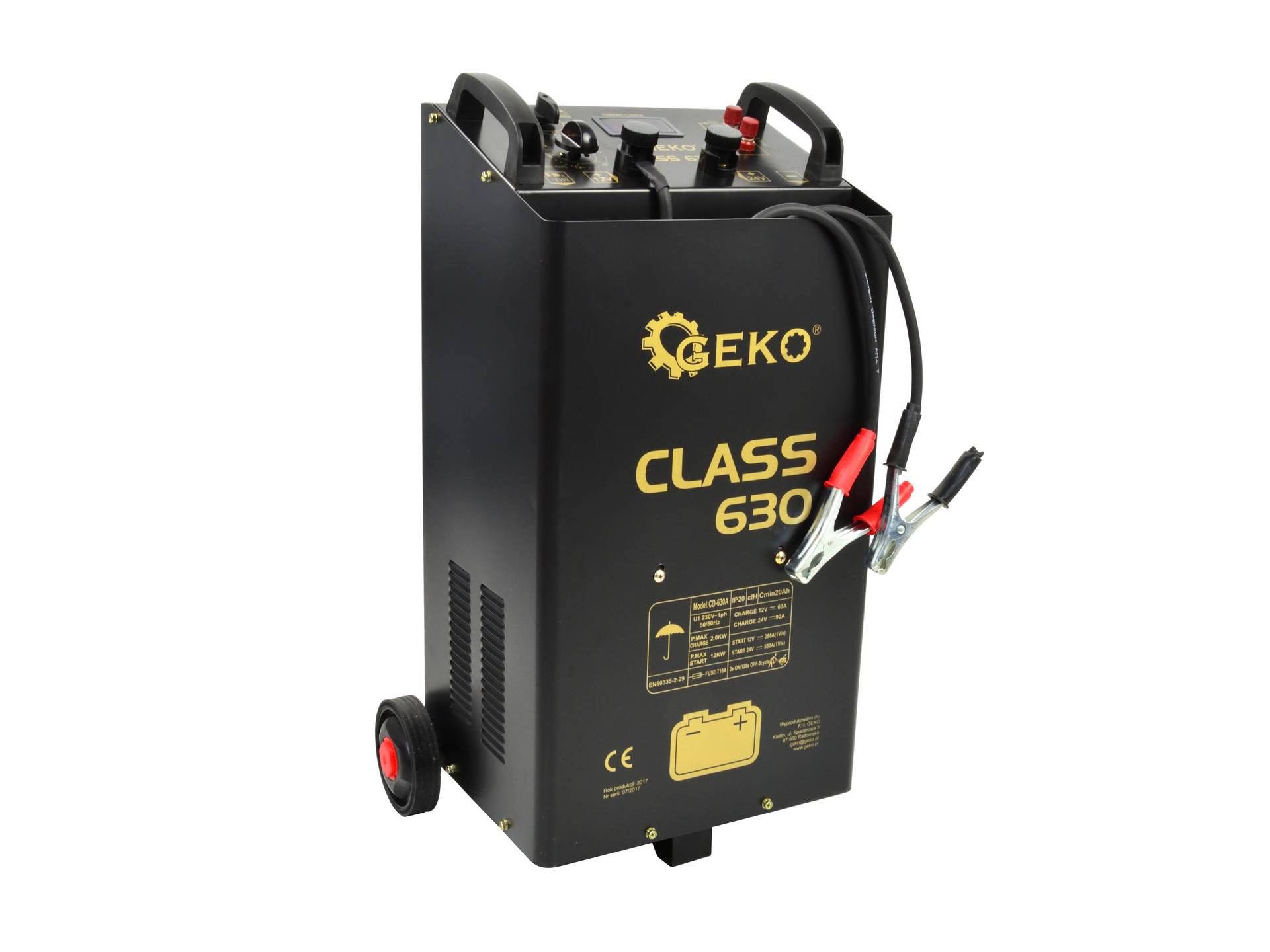 ShopJK AUTÓS TÖLTŐ CLASS630 LCD GEKO