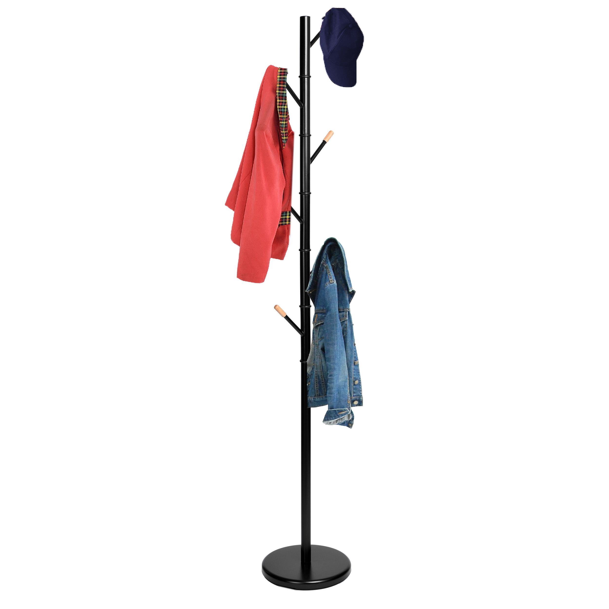 ShopJK RUHATARTÓ ÁLLVÁNY - SKANDINÁV STÍLUSÚ BELLA FEKETE