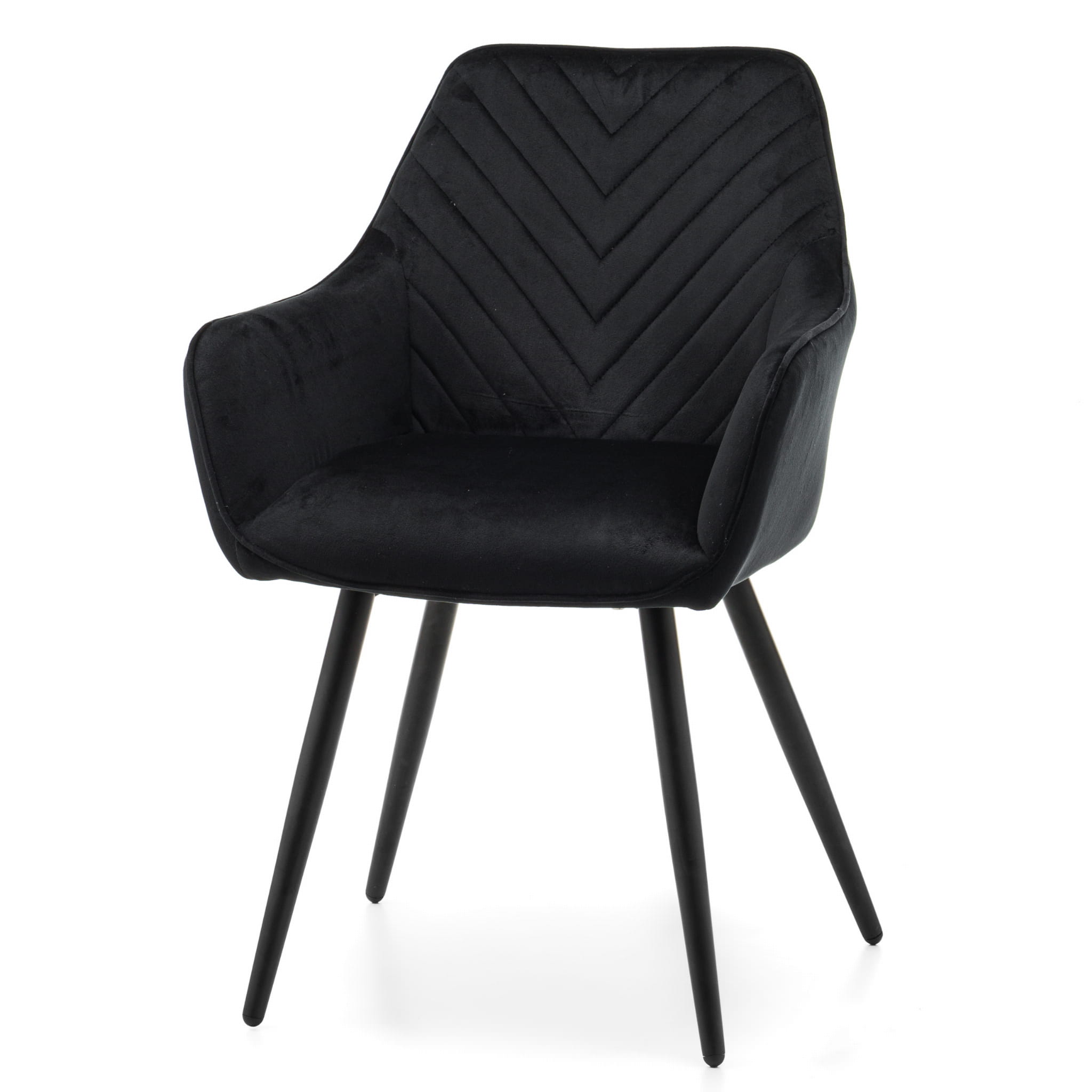 shopJK ÉTKEZŐSZÉK VASTO BÁRSONY FEKETE