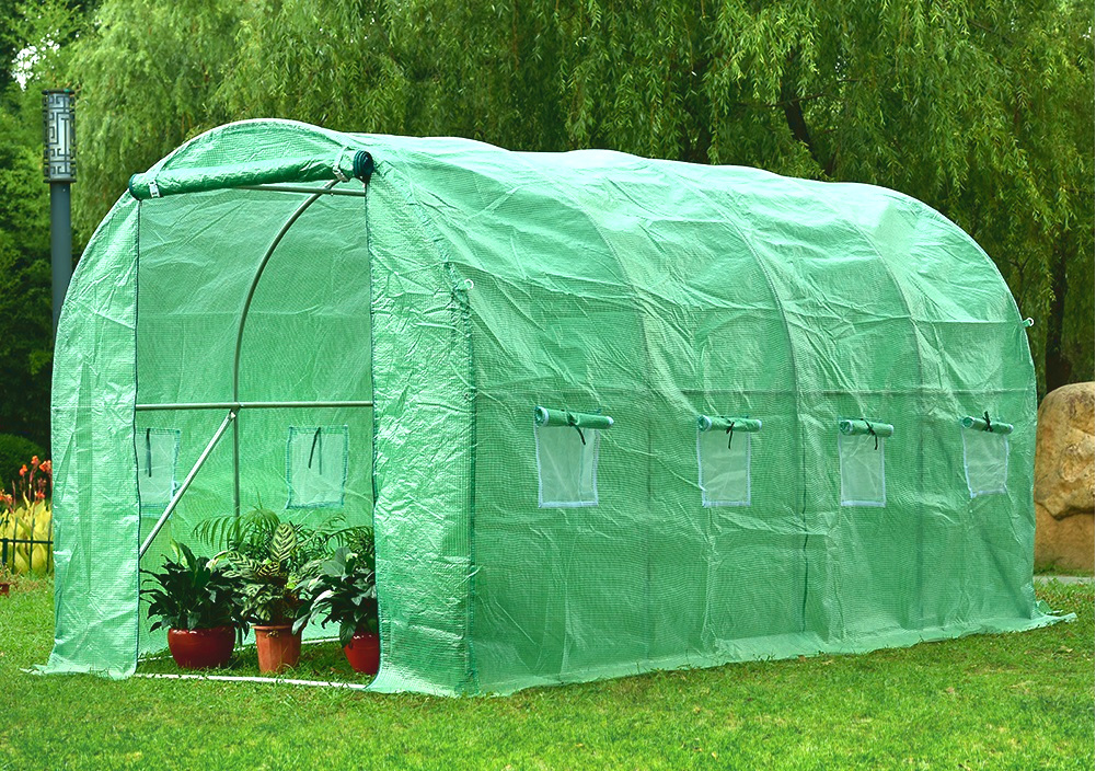 ShopJK FÓLIASÁTOR FÉMKERETTEL PRÉMIUM PRO 3X6 M UV SZŰRŐVEL + AJÁNDÉK