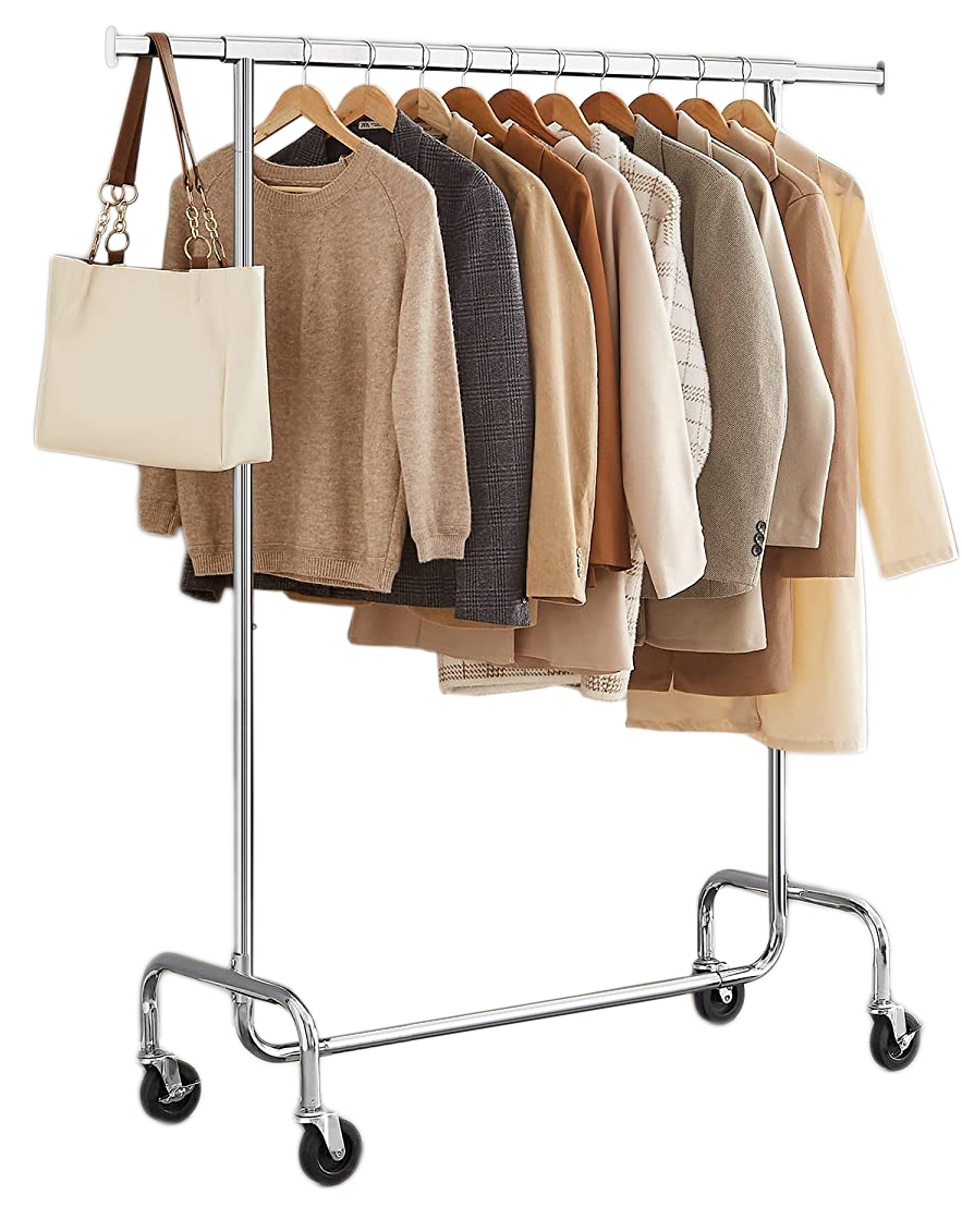 ShopJK MOBIL RUHATARTÓ ÁLLVÁNY HARUN KRÓM