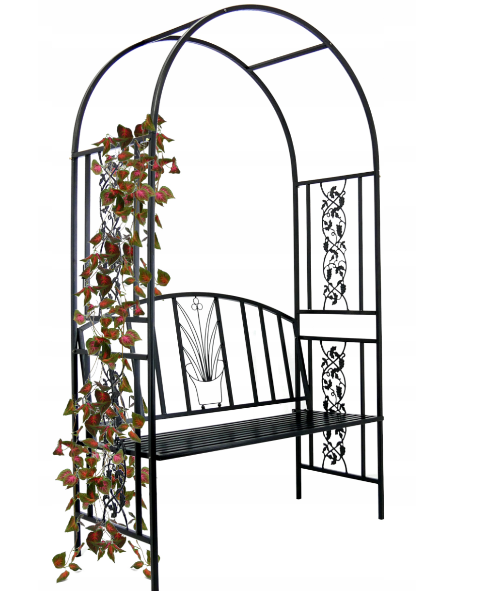 ShopJK KERTI PERGOLA LÓCÁVÁL 122 X 58 X 203 CM DEN0749