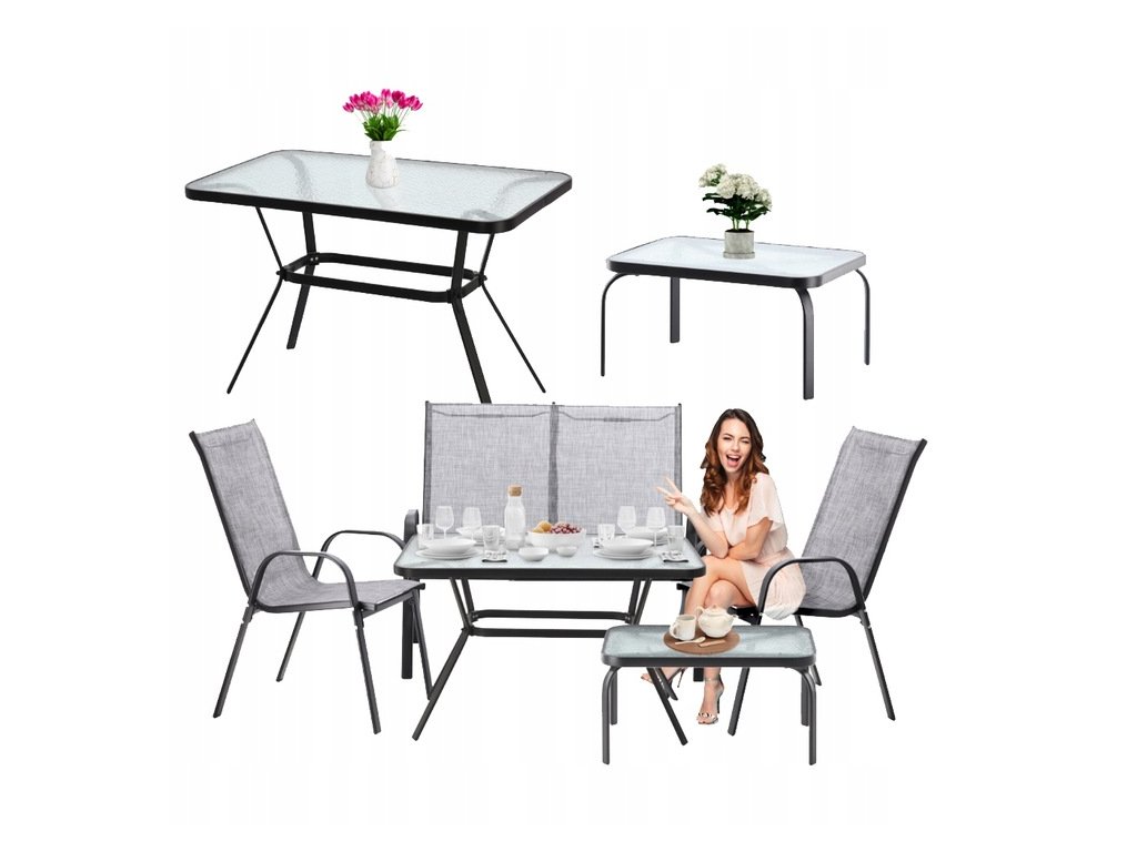 KERTI BÚTOR KÉSZLET SZÜRKE - NEO9924