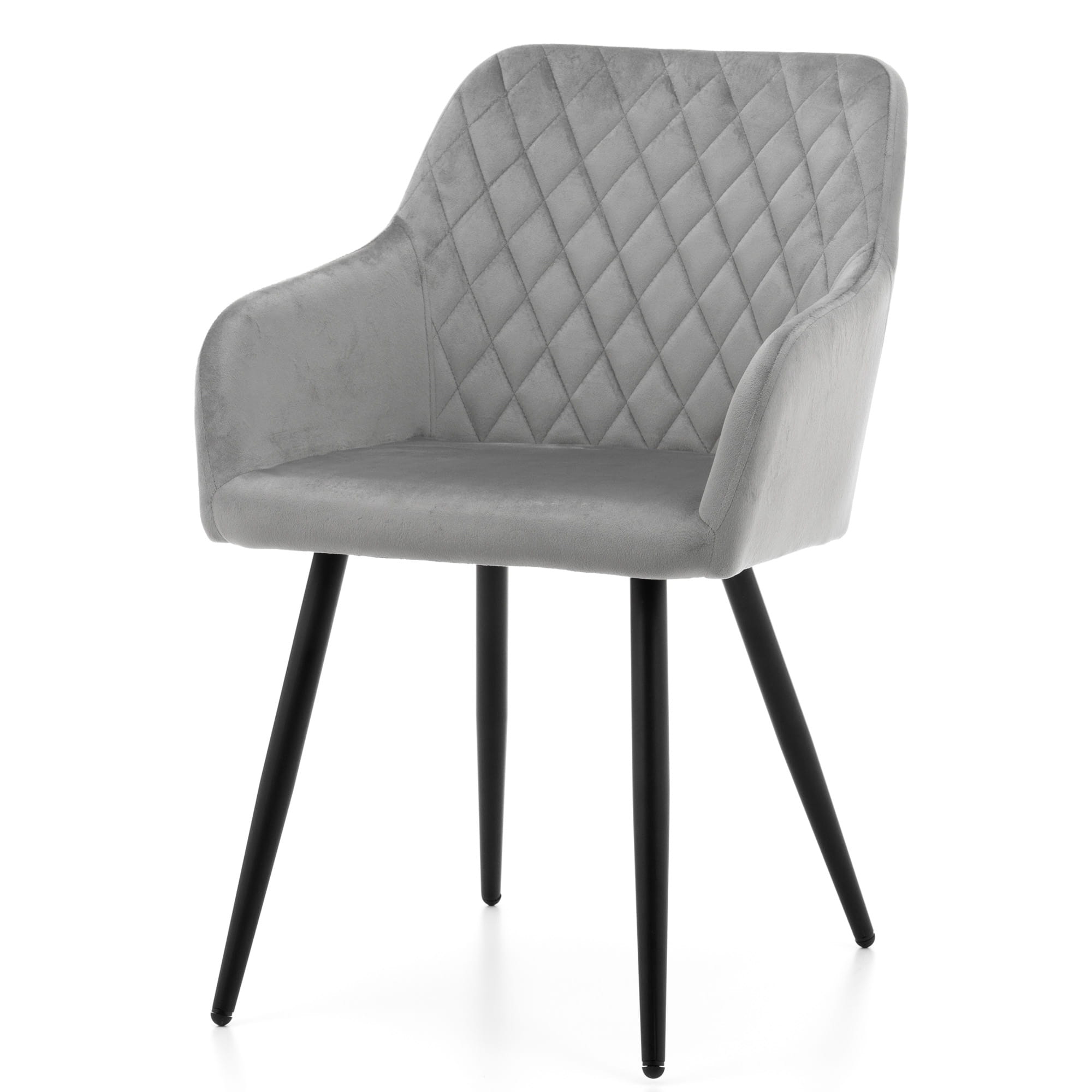 shopJK TODI ÉTKEZŐSZÉK BÁRSONY VILÁGOS SZÜRKE