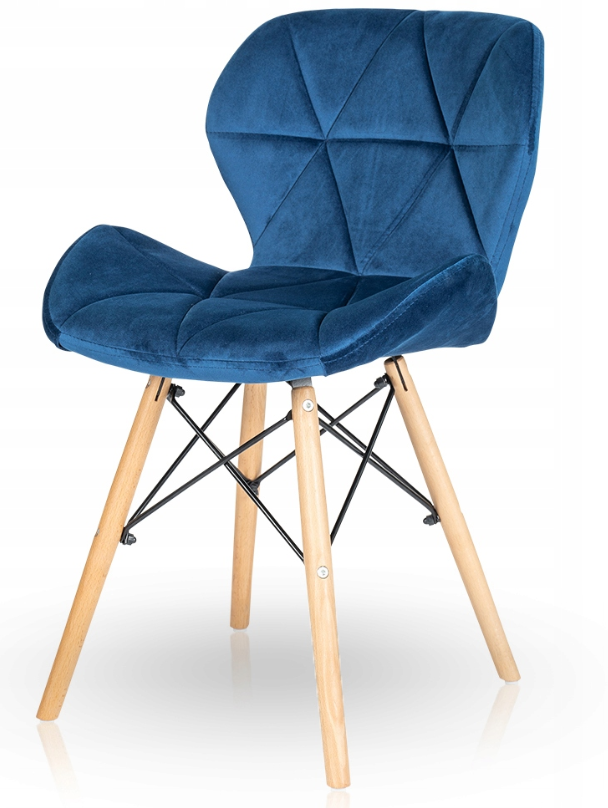 ShopJK ÉTKEZŐSZÉK VELÚR - KÉK