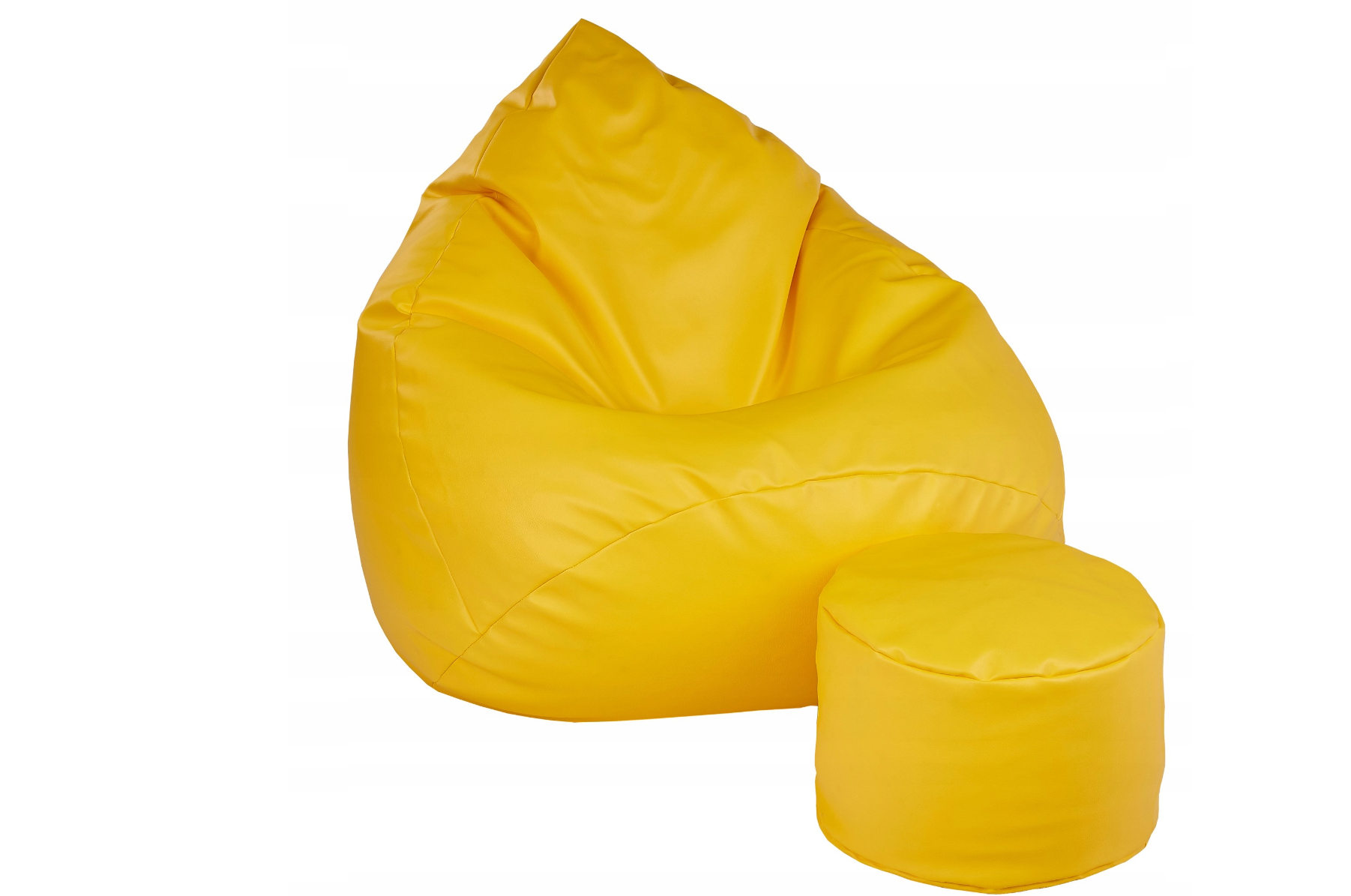 ShopJK ÜLŐZSÁK XXXL + LÁBTARTÓ SÁRGA 120X100X75CM