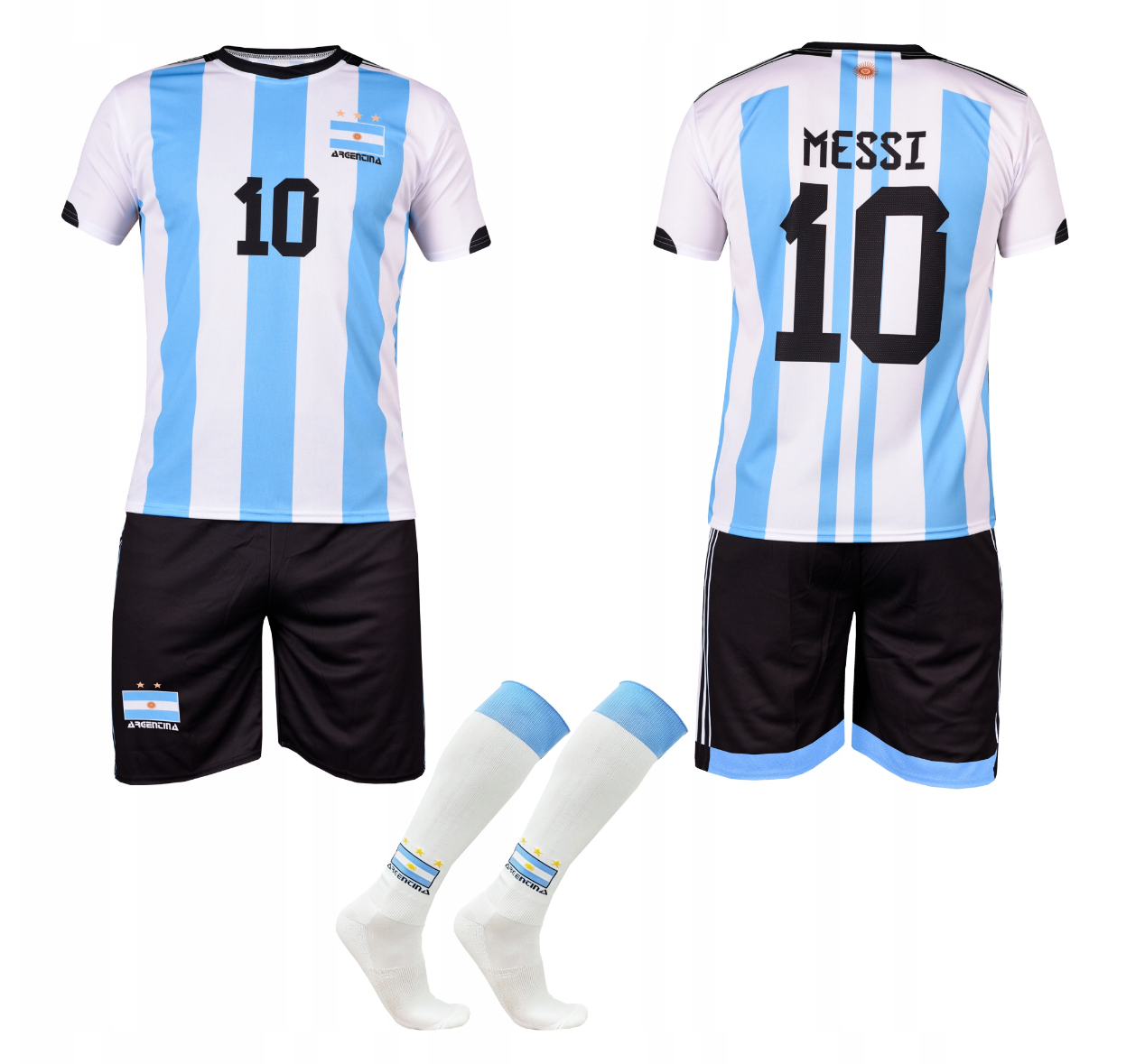 shopJK GYERMEK FOCIMEZ ZOKNIVAL MESSI ARGENTÍNA - KÉSZLET Rozmery: 116